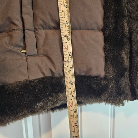 Charter Club Jacket Womens XL Brown Down and Duck Feathers Quilted Winter Warm - Picture 9 of 10
